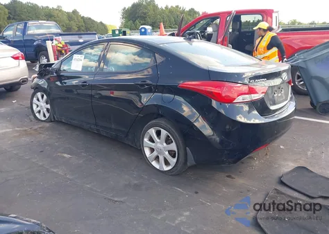 2013 Hyundai Elantra Limited из США, поврежденный, VIN 5NPDH4AE9DH251359